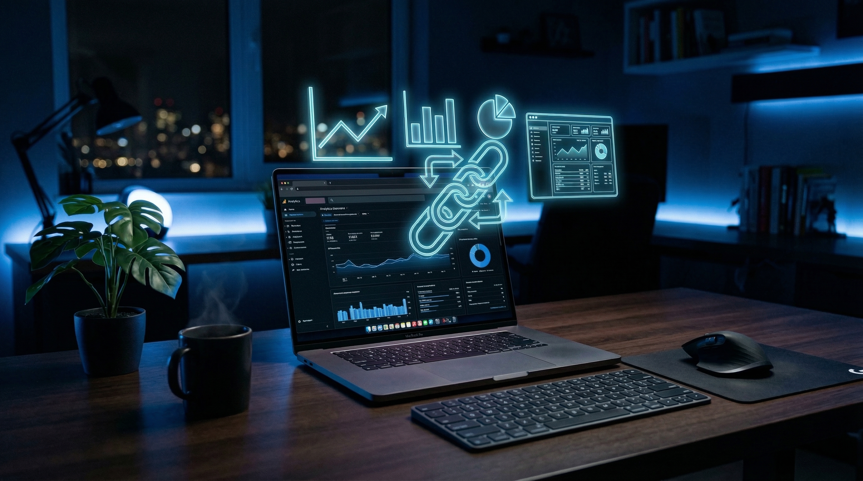 Dashboard showing various affiliate marketing tools and integrations